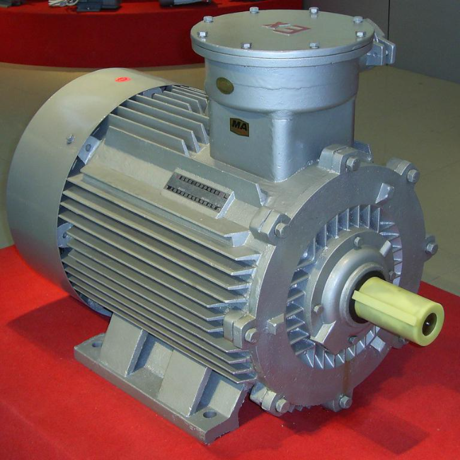 YE3-180M-2防爆电机45°角实拍